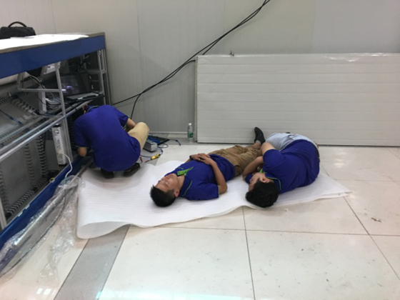 抢修遭台风重创的九洲港口岸，华亿(中国)mile·官方网页版,义不容辞！